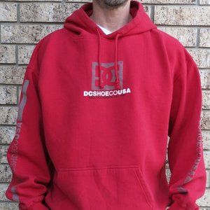 DC Vintage Skate Sweatshirt, X-Large, Red